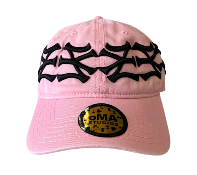 Boné Oma Design "NY NY Crown Curved Pink" Rosa