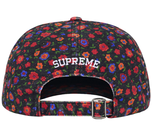 Boné Supreme FW26 "Washed Canvas S Logo 6-Panel" Multicolor