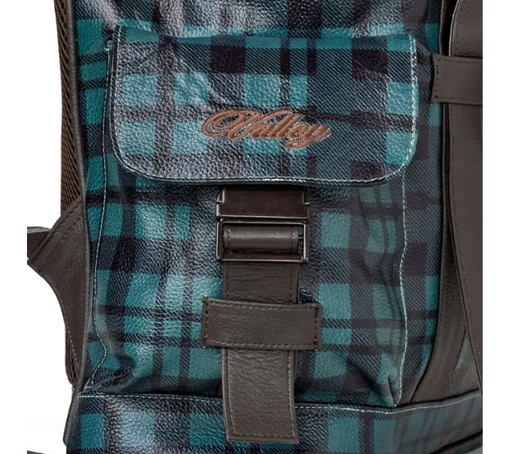 Mochila Valley "Tactician Plaid" Verde