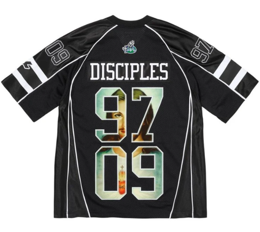 Jersey Supreme FW26 "Disciples Football" Preto