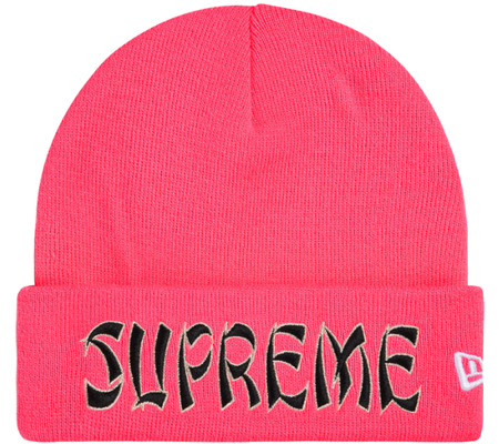 Touca Supreme FW26 x New Era "Action" Rosa