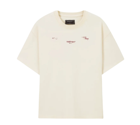 Camiseta Nude Project "Global Soon" Creme