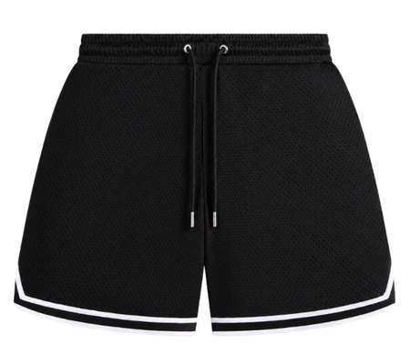 Shorts Kith "Curtis Mesh Short Black" Preto