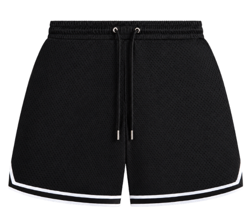 Shorts Kith "Curtis Mesh Short Black" Preto
