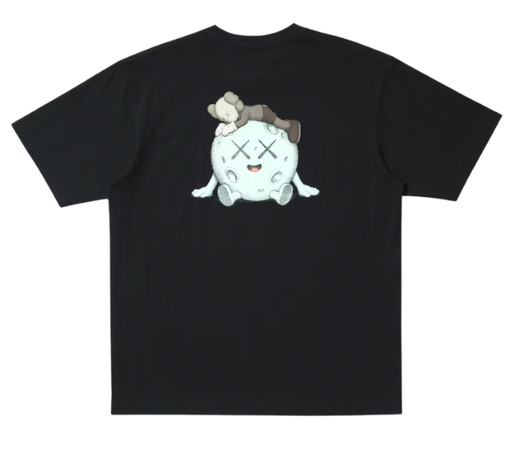 Camiseta KAWS x Uniqlo "Universe UT Moon" Preto