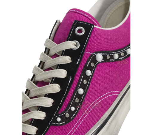 Tênis Vans "OTW Old Skool 36 Pearlized Pack Pink Black" Rosa