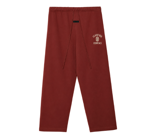 Calça Fear Of God Essentials "Relaxed Crimson" Vermelho 642
