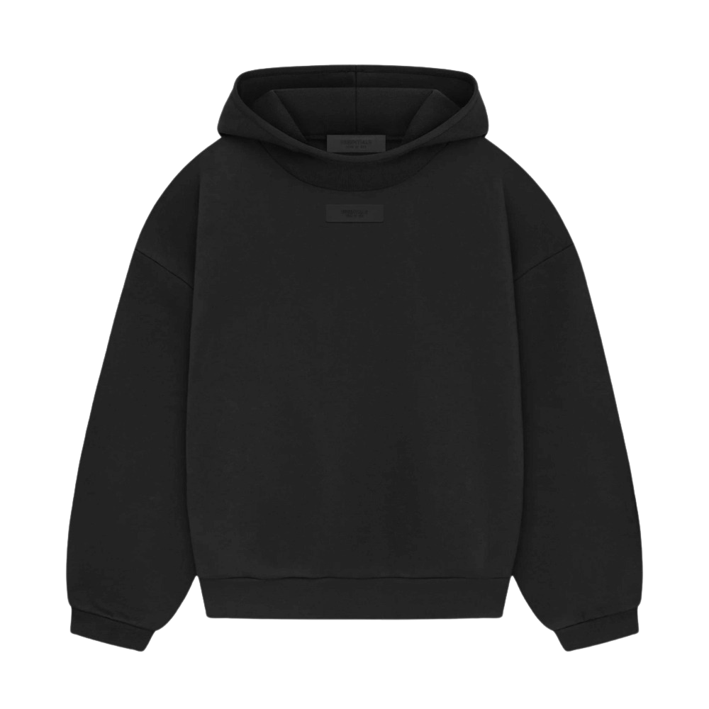 Moletom Essentials Fear of God "Jet Black SS24" Preto