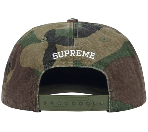 Boné Supreme FW26 "Josh Smith x Supreme Boné Painted 5-Panel" Camuflado