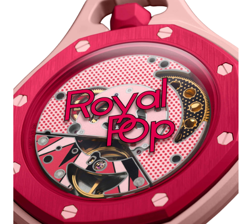 Relógio Swatch x Audemars Piguet "AP Bioceramic Royal Pop Otto Rosso" Rosa