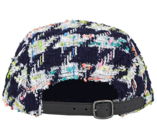 Boné Supreme FW26 "Bouclé" Azul Marinho
