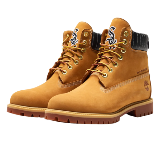 Timberland x New Era x MLB "Premium Boot 6" White Sox Wheat" Bege/Preto
