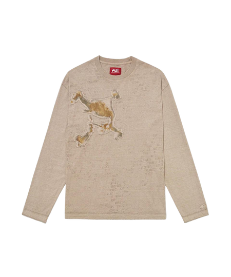 Longsleeve Piet x Oakley "Rusted Skull" Marrom