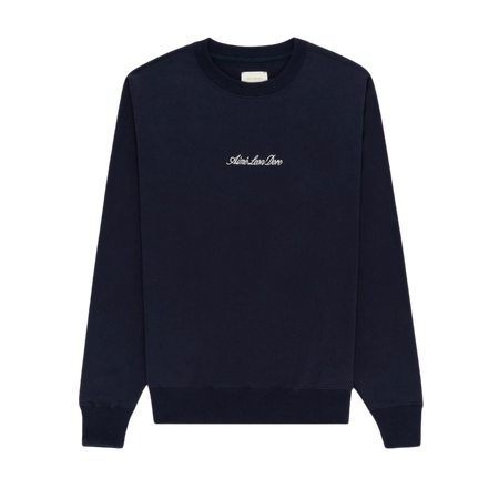 Moletom Aimé Leon Dore Crewneck "Embroidered Logo" Azul