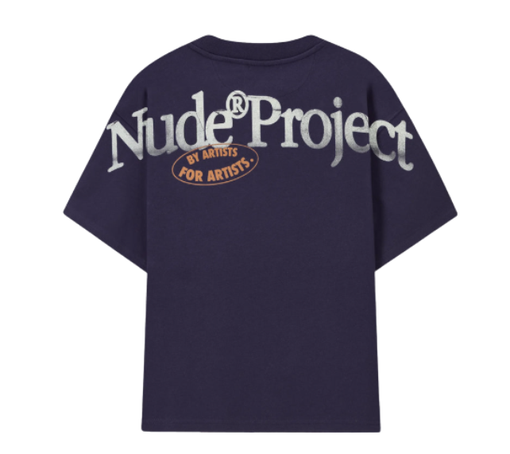 Camiseta Nude Project "Shift" Azul Marinho