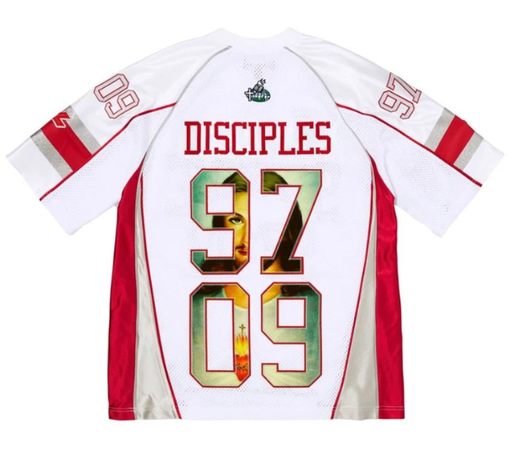 Jersey Supreme FW26 "Disciples Football" Branco