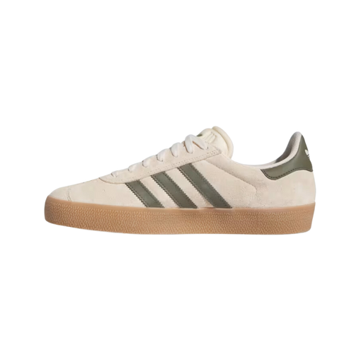 Tênis Adidas Gazelle ADV "Ecru Tint Focus Olive" Creme/Verde