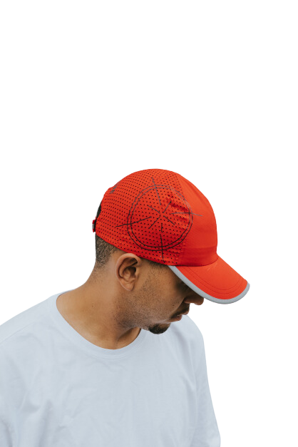 Boné Captive Running "Red Target" Vermelho