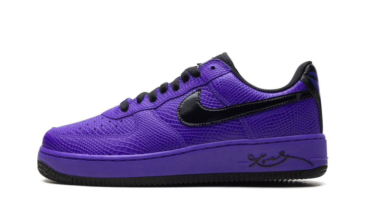 Tênis Air Force 1 Low Proto x Barcelona x Kobe Bryant Persian Violet Roxo