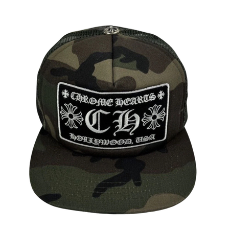 Boné Chrome Hearts "CH Hollywood Trucker Hat" Camo