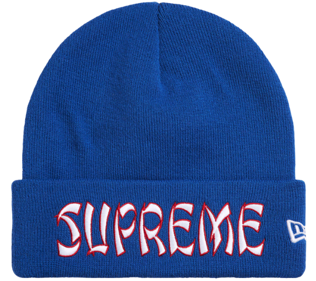 Touca Supreme FW26 x New Era "Action" Azul