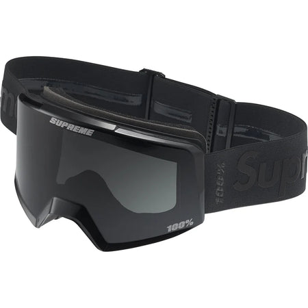 Óculos Supreme x 100% NORG Goggles FW25 "Black" Preto