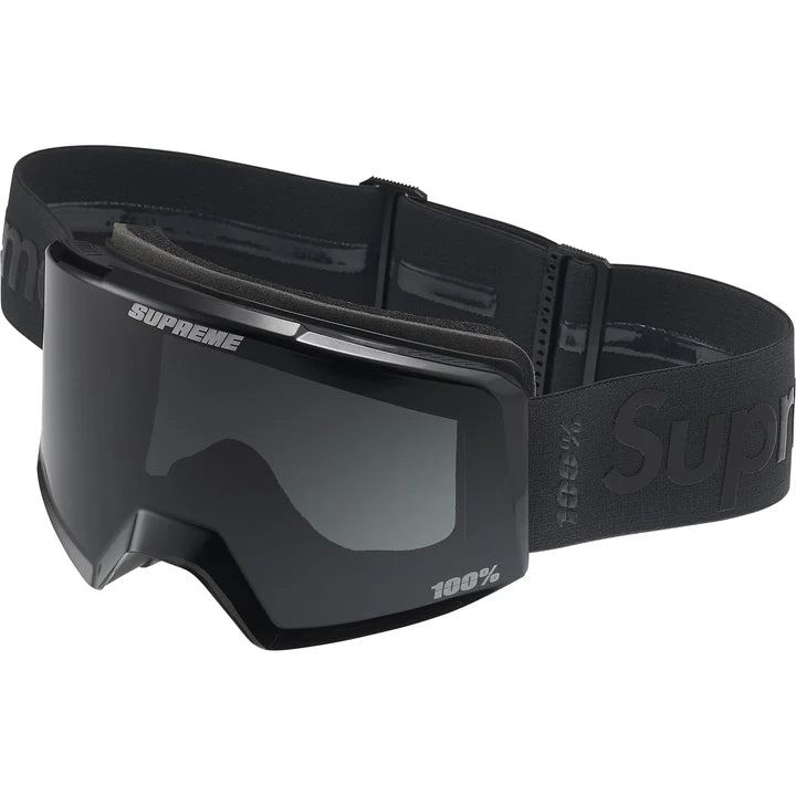 Óculos Supreme x 100% NORG Goggles FW25 "Black" Preto