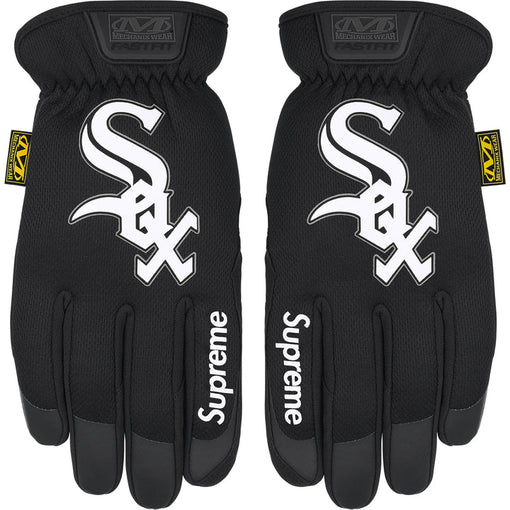 Luva Supreme x Mechanix FastFit MLB Teams FW25 "Black - Chicago White Sox" Preto