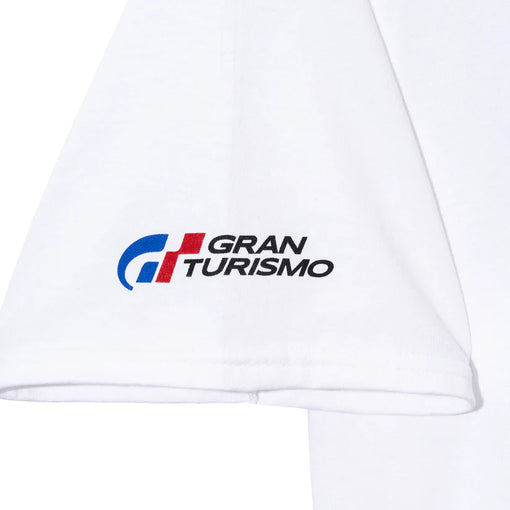 Camiseta Anti Social Social Club x Grand Turismo "Flag White" Branco
