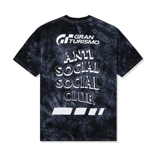 Camiseta Anti Social Social Club x Grand Turismo "Tie Dye Black" Tie Dye Preto