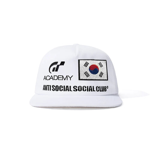 Boné Anti Social Social Club x Grand Turismo "Flag" Branco