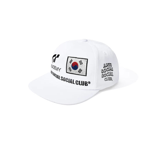 Boné Anti Social Social Club x Grand Turismo "Flag" Branco