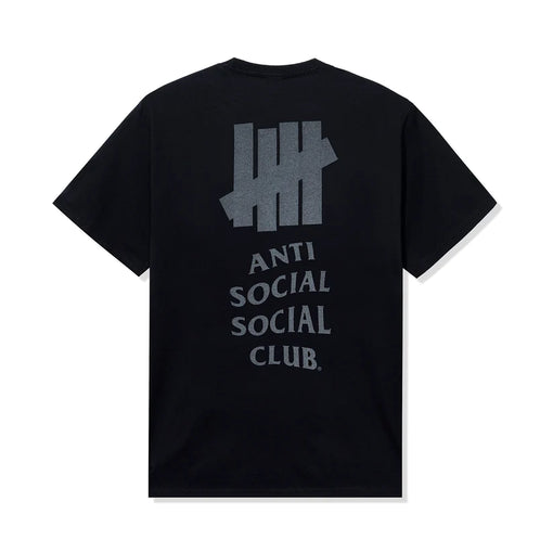 Camiseta Anti Social Social Club x Undefeated "Lock 3M" Preto