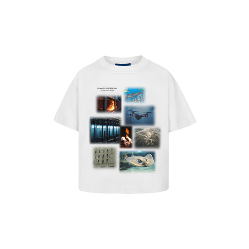 Baby Tee Quadro Creations "Moodboard" Branco