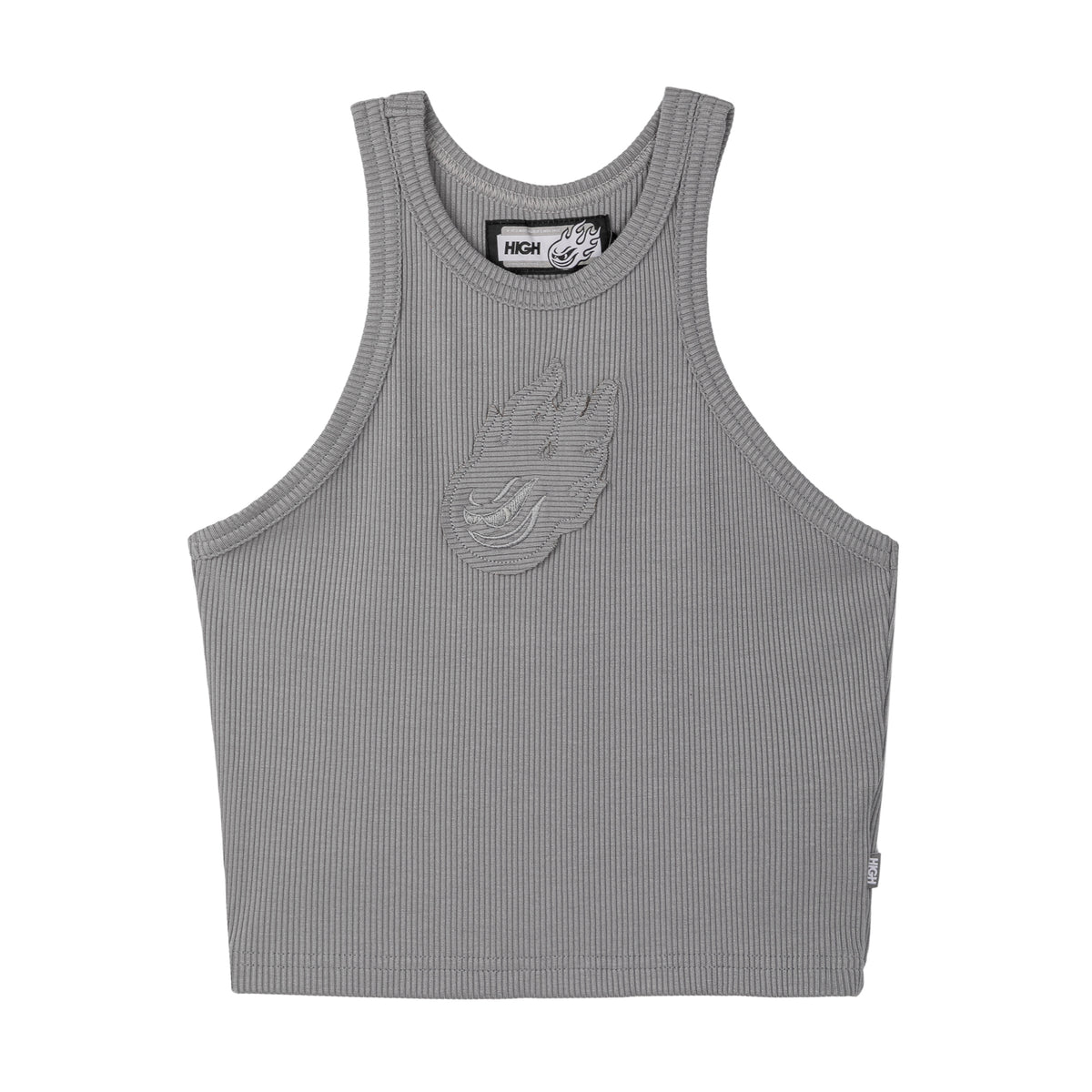 Camiseta High Baby Tee "Grey" Cinza