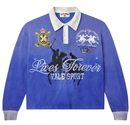 Camisa Polo Valley "Schwab Rugby" Azul