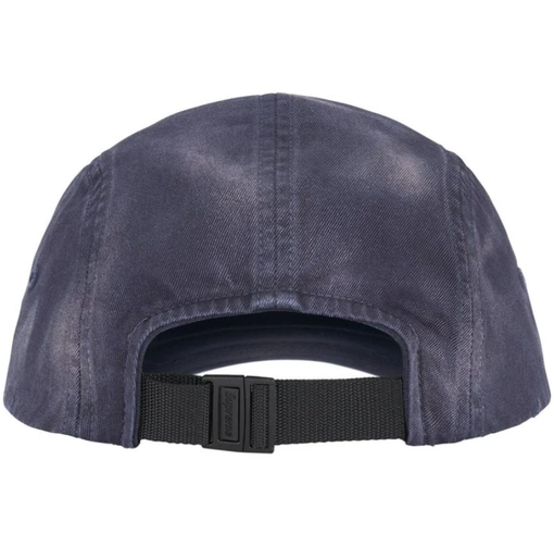 Boné Supreme SS26 "Overdyed Camp Cap" Azul Marinho