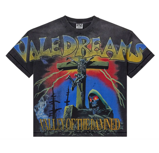 Camiseta Valley "Damned Big" Preto