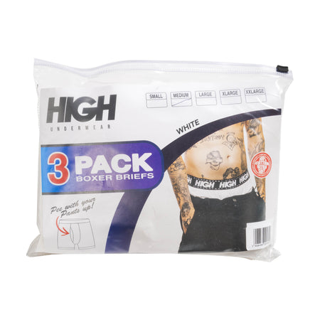 Cueca High "Boxer Shorts" Branco