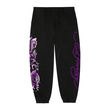 Calça de Moletom Exclusivist 1of1 x Ed Hardy Upstream Flow Preto