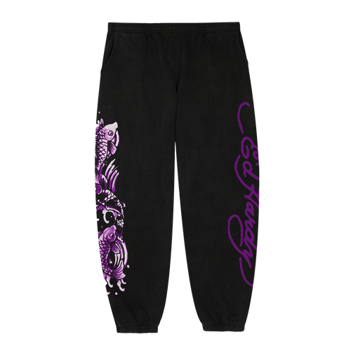 Calça de Moletom Exclusivist 1of1 x Ed Hardy Upstream Flow Preto