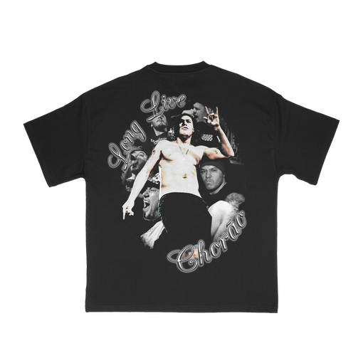 Camiseta Aged Archive "Chorão Long Live" Preto