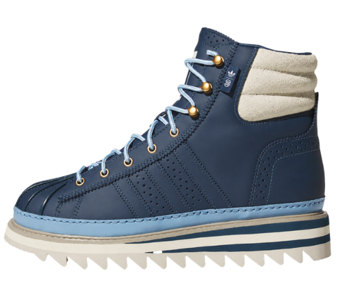 Tênis Adidas Superstar Pro Model x Clot "By Edson Chen Mineral Blue" Azul