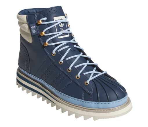 Tênis Adidas Superstar Pro Model x Clot "By Edson Chen Mineral Blue" Azul