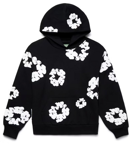 Moletom Denim Tears "The Cotton Wreath Sweatshirt" Preto