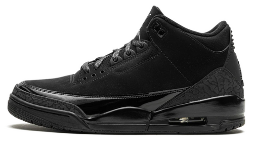 Tênis Air Jordan 3 "Black Cat 2025" Preto