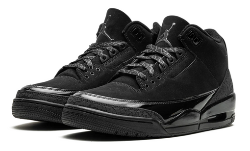 Tênis Air Jordan 3 "Black Cat 2025" Preto