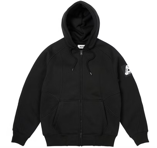 Moletom Palace "Bonded Sherpa Zip Hood" Preto