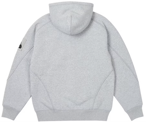 Moletom Palace "Bonded Sherpa Zip Hood" Cinza