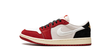 Tênis Air Jordan 1 Retro Low "Trophy Room Rookie Card Home" Branco (Numbered) (with Numbered Trading Card)